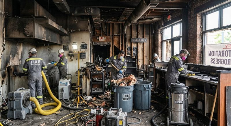Commercial Fire Mitigation in Fort Mill, SC