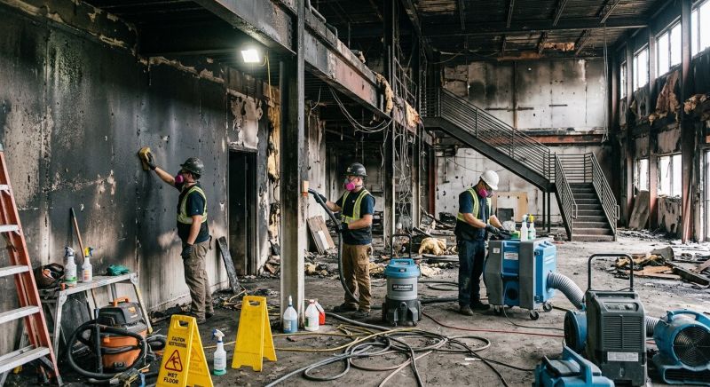 Commercial Fire Restoration in Fort Mill, SC