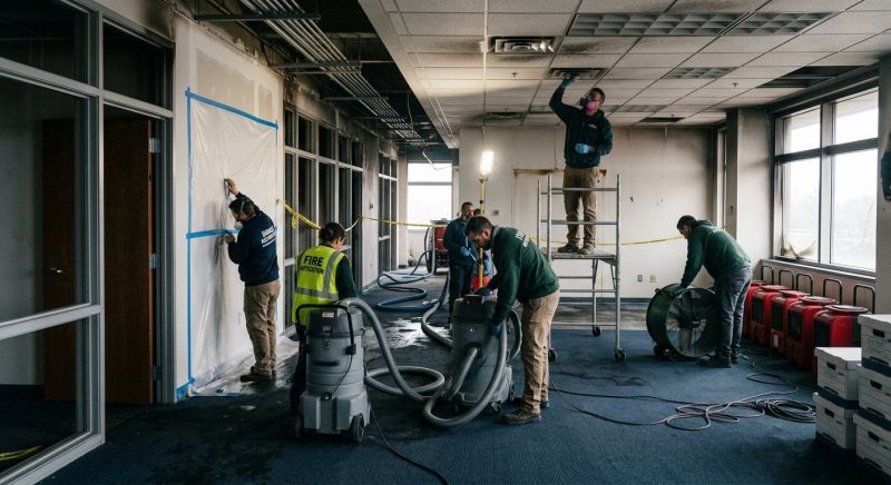 Commercial Fire Restoration in Mesa, AZ