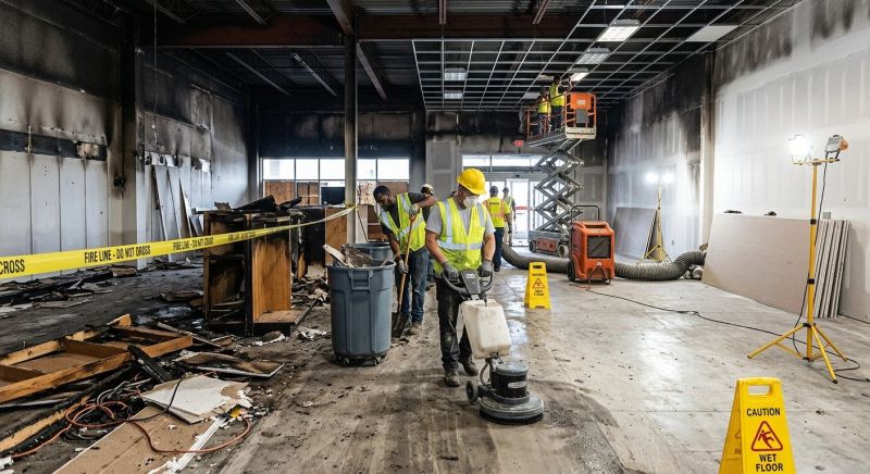 Commercial Fire Restoration in Austin, TX
