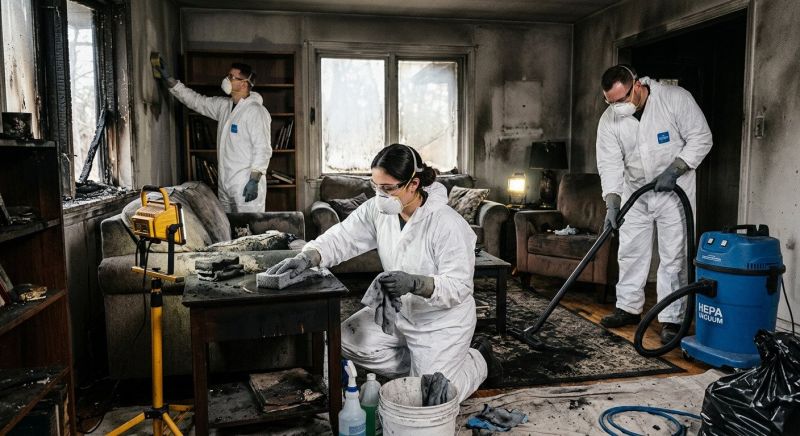 Soot Cleaning in Marin County, CA